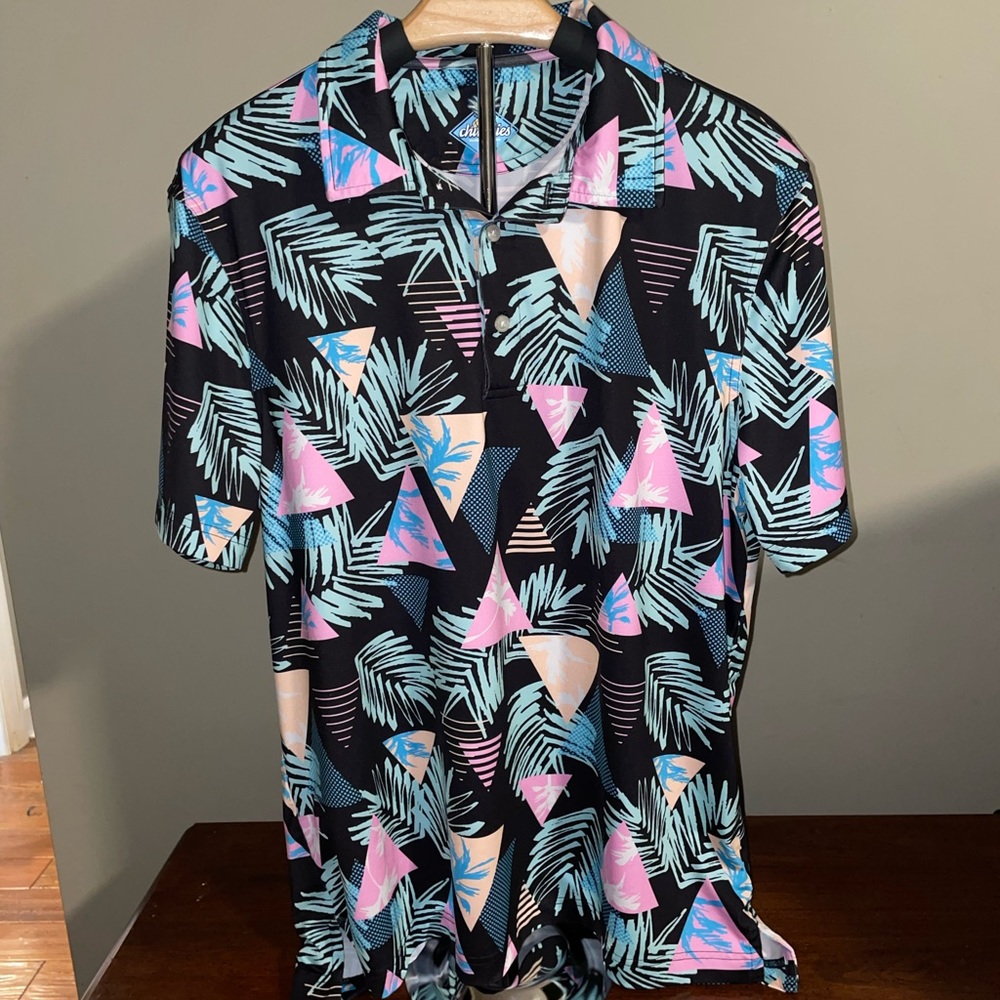 Chubbies Neon Performance Polo - Size Medium. Worn Twice.